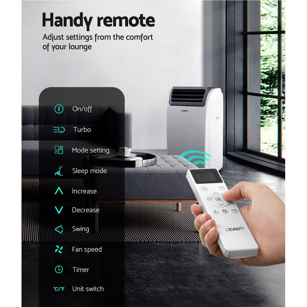 DEVANTI 3 IN 1 PORTABLE WIFI AIR CONDITIONER