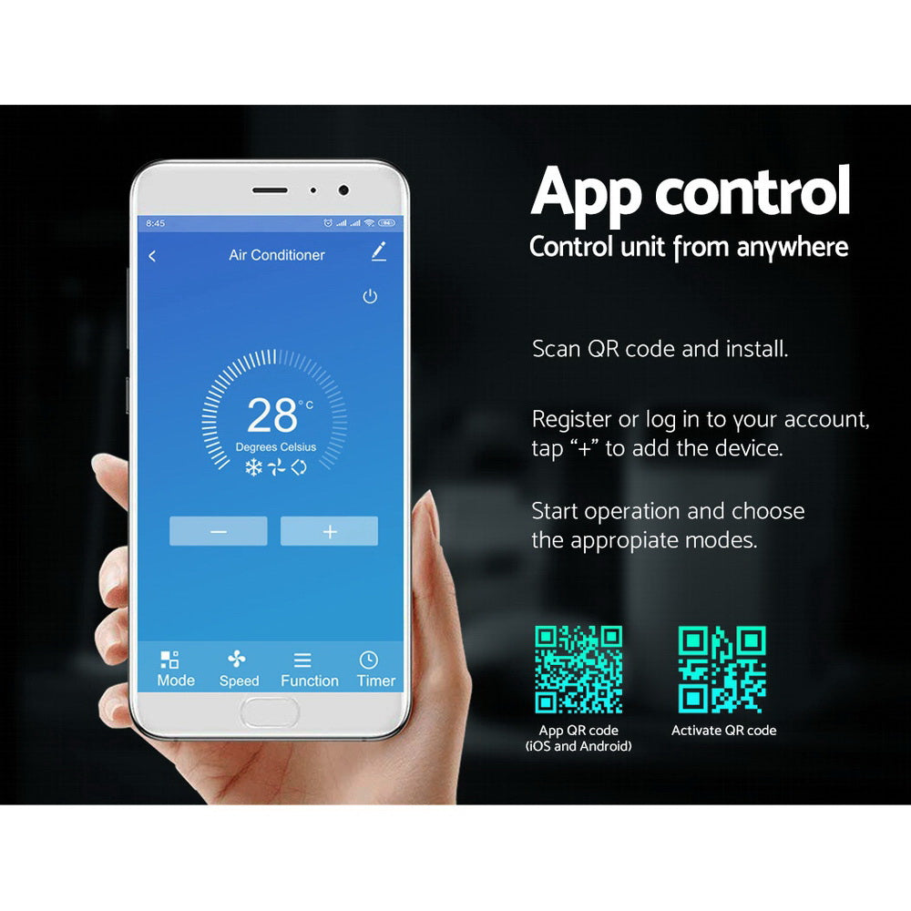 DEVANTI 3 IN 1 PORTABLE WIFI AIR CONDITIONER