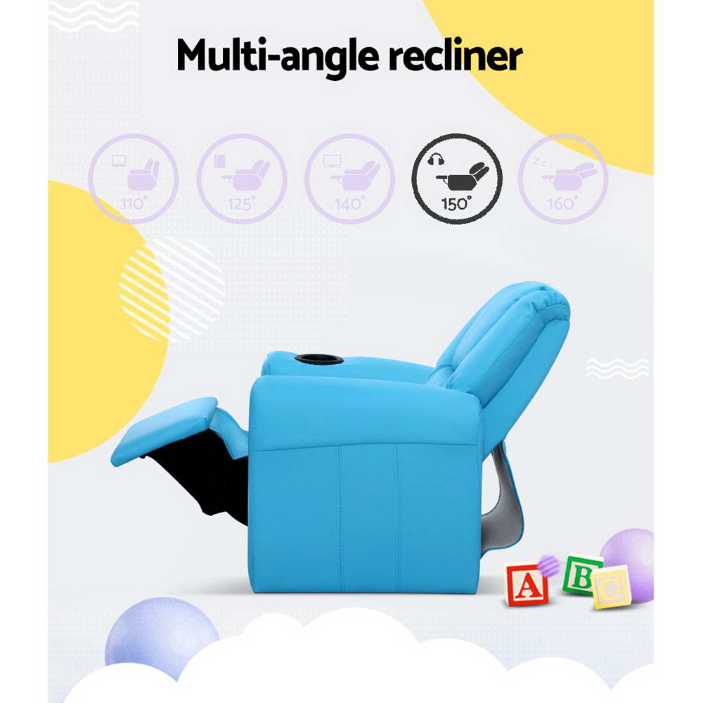 KEEZI KIDS PU LEATHER RECLINER