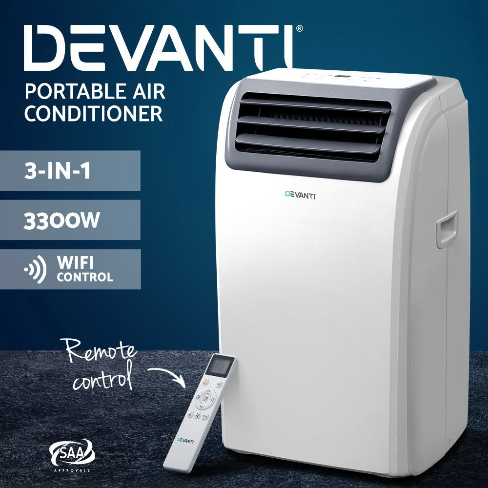DEVANTI 3 IN 1 PORTABLE WIFI AIR CONDITIONER