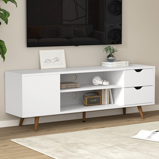 SCANDI INSPIRED WHITE 120CM TV UNIT